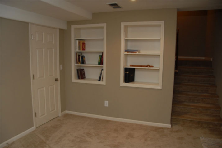 Basement carpet in a recent ReTouch project.